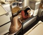 Emirates A380 Business Class - In der Emirates-First Class sind virtuelle Fenster bereits Realität. Foto: Emirates