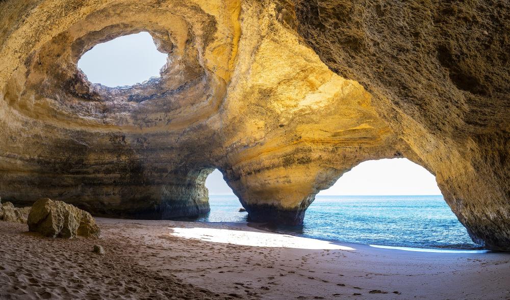 Portugal: Algarve - Benagil-Grotte
