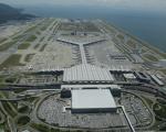 Hong Kong Airport Luftaufnahme - Die anhaltenden Proteste haben den Flughafen Hongkong am Montag lahmgelegt. © Hong Kong International Airport