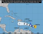 Tropensturm Kirk. National Hurricane Center - Tropensturm Kirk trifft am Donnerstag auf die östliche Karibik. © National Hurricane Center