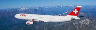 Airbus 340 von Swiss