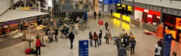 Terminal B des Flughafens Leipzig-Halle