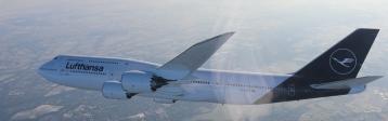 Lufthansa Boeing 747 im Flug