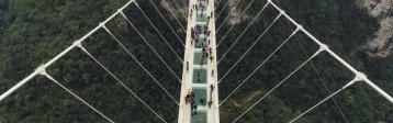 Glasbodenbrücke China Zhangjiajie