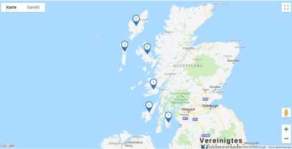 Map Rundreise Schottland III