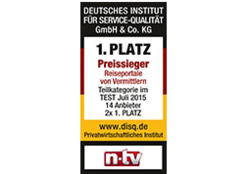 Siegel: DISQ - Preissieger - 2015