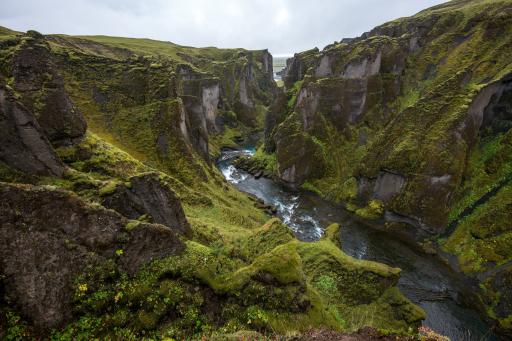 Fjaðrárgljúfur - Island Fjaðrárgljúfur - Island