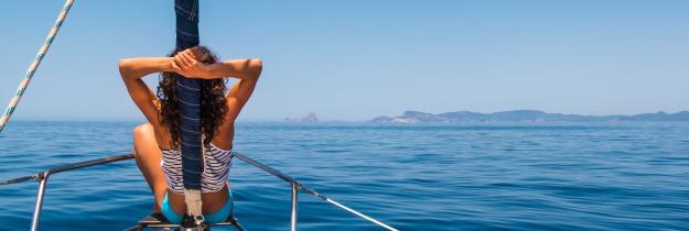 Ibiza: Boot - Frau