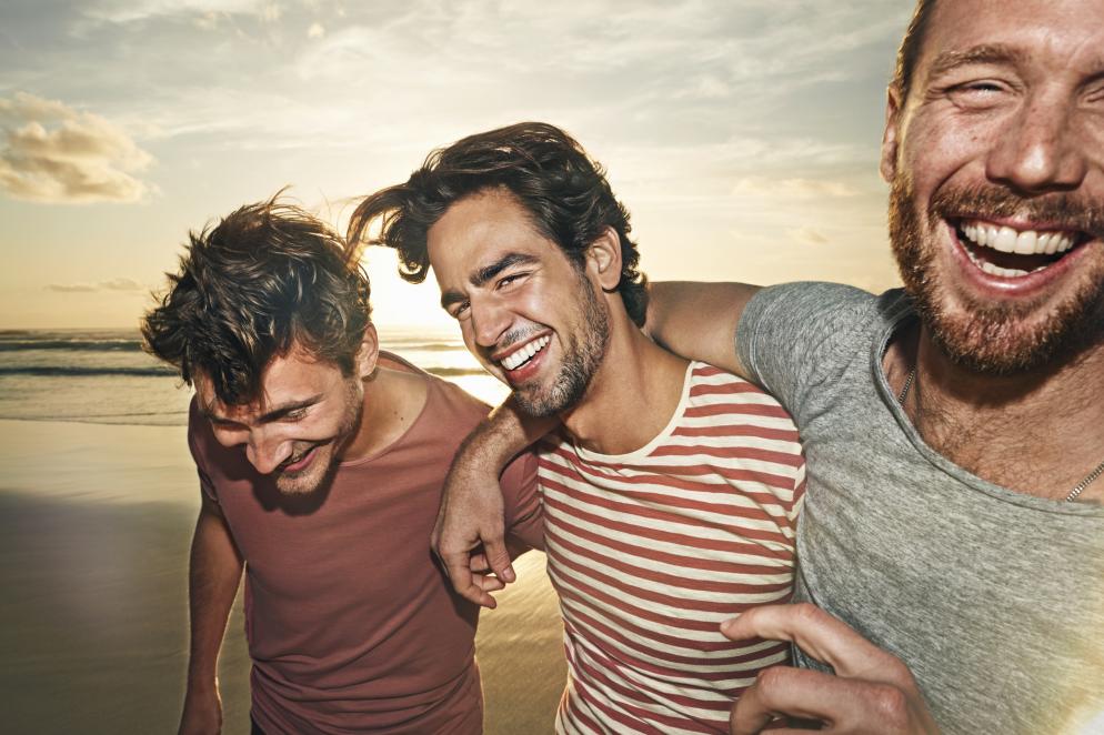 Freunde+Männer+Strand