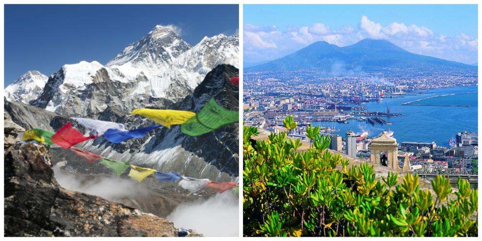 Vergleich: Nepal Neapel