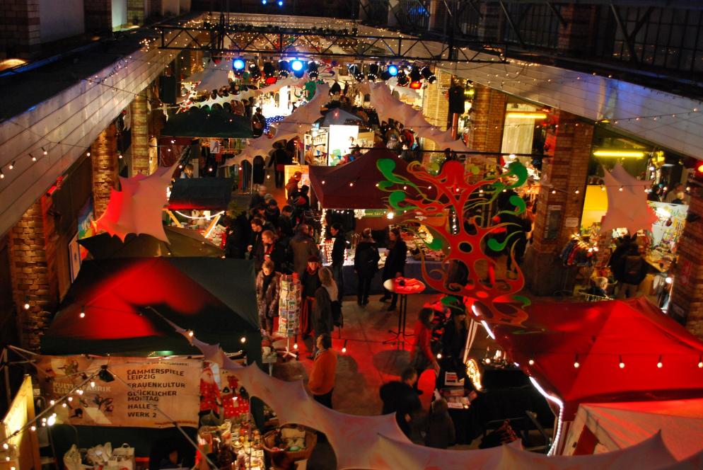Alternative Weihnachtsmärkte: Leipzig - Werk2