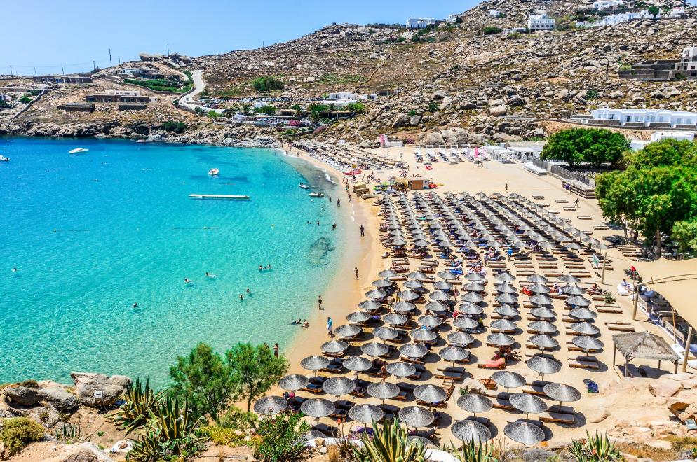 Griechenland: Mykonos - Paradise Beach