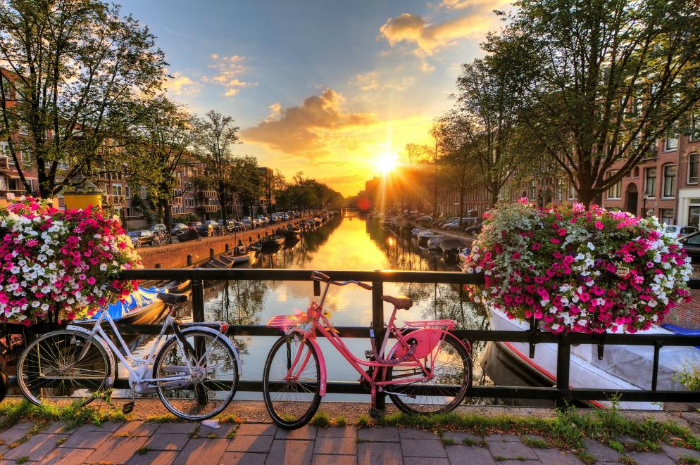 Niederlande: Amsterdam - Fahrräder