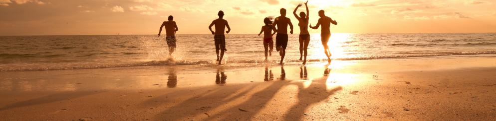 Sonstiges: Freunde am Strand - Emotion