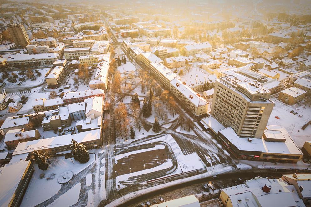 Litauen Vilnius Winter