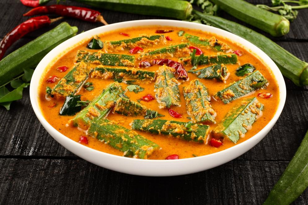 Gerichte Weltweit: Okra - Curry - Sir Lanka