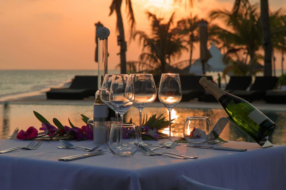 Gründe All-inclusive-Hotel: Restaurant - Dinner - Meerblick