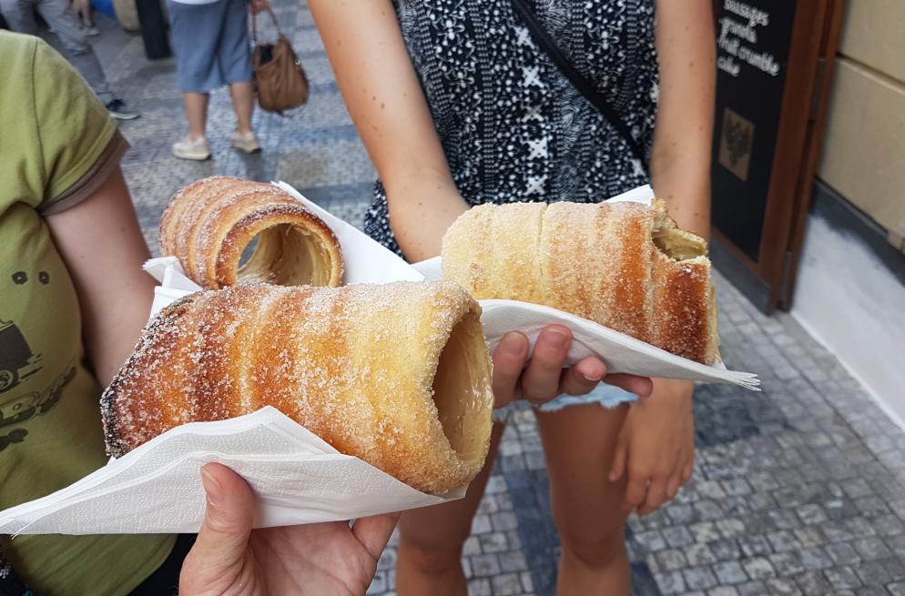 Tschechien: Prag Essen Trdelnik