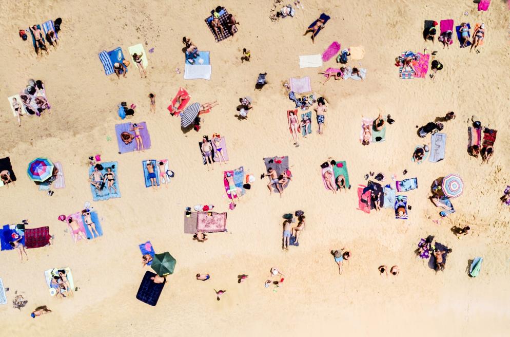 Sonstiges: Strand Menschen
