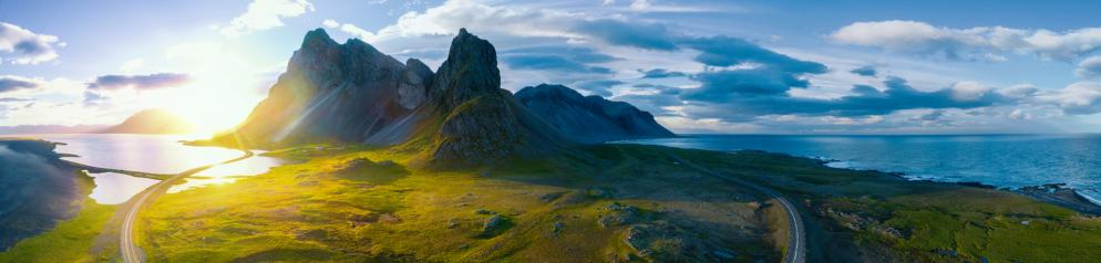Berge-Meer-Island